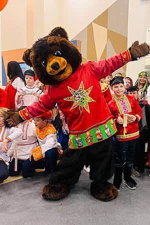 Ростовая кукла медведя костюм на масленицу