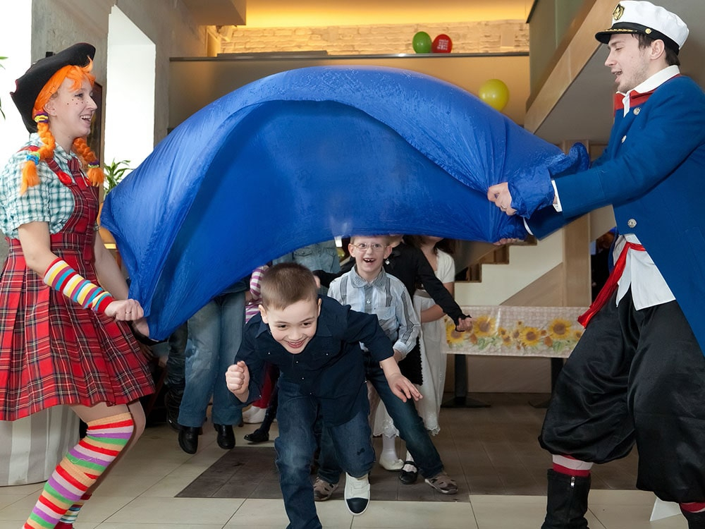 аниматоры Пеппи и капитан на день рождения ребенка фотогалерея праздников